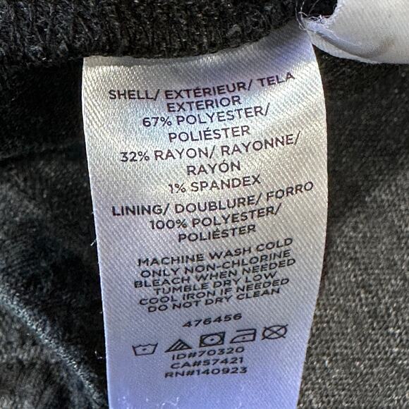 Ann Taylor Loft Dress Size 12 Gray Black Leopard Sleeveless Fit And Flare Office - Picture 6 of 6